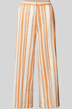 QS by s.Oliver Wide Leg Stoffhose mit Streifenmuster in , Größe 34