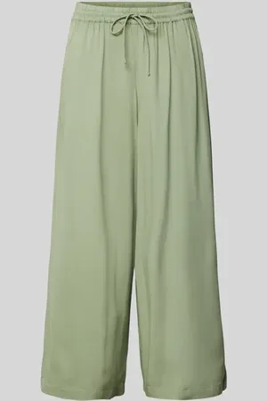 Pieces® Flared Stoffhose mit Tunnelzug Modell 