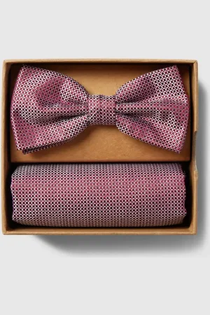 Prince BOWTIE Fliege und Einstecktuch im Set mit Webmuster in , Größe 1