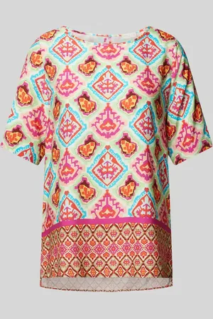 Milano Bluse mit Allover-Mutser in , Größe 36