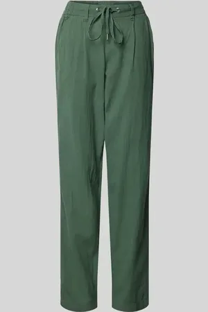 QS by s.Oliver Tapered Fit Leinenhose mit Tunnelzug in , Größe 32/30