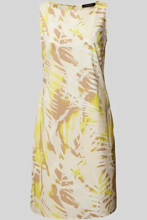 Comma, Knielanges Kleid mit Rundhalsausschnitt in , Größe 38