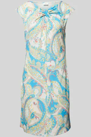 QS by s.Oliver Knielanges Kleid mit Knotendetail in , Größe 36