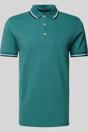 Christian Berg Poloshirt mit Label-Detail in , Größe 3XL