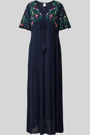 Y.A.S Maxikleid mit floralem Muster Modell 