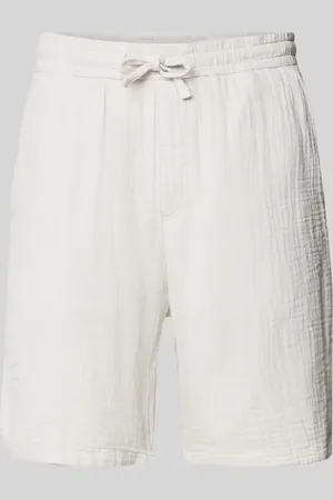 QS by s.Oliver Regular Fit Bermudas in Crinkle-Optik in , Größe XXL