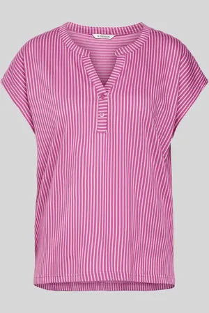 TOM TAILOR T-Shirt mit Tunikakragen in , Größe XS