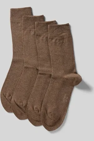 Camano Socken im unifarbenen Design im 4er-Pack in , Größe 39-42