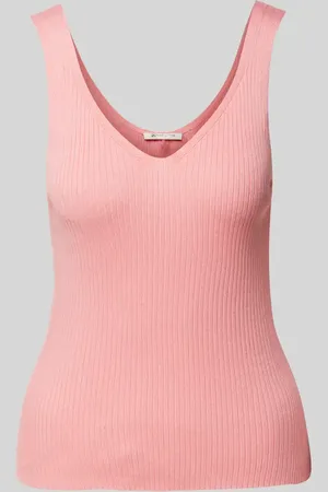 TOM TAILOR Stricktop mit V-Ausschnitt in , Größe S