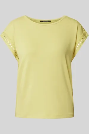 Comma, T-Shirt mit Lochstickerei in , Größe 34