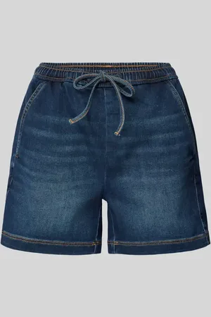 QS by s.Oliver Flared Jeansshorts mit elastischem Bund in , Größe 34