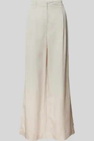 Comma, Wide Leg Stoffhose mit Bundfalten in , Größe 34