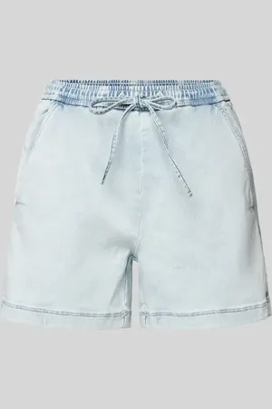 QS by s.Oliver Flared Jeansshorts mit elastischem Bund in , Größe 34