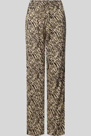 Pieces® Stoffhose mit floralem Muster Modell 