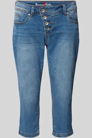 Buena Vista Slim Fit Caprijeans im 5-Pocket-Design Modell 