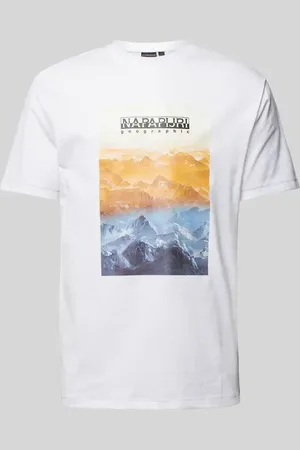 Napapijri T-Shirt mit Label-Motiv-Print in , Größe S