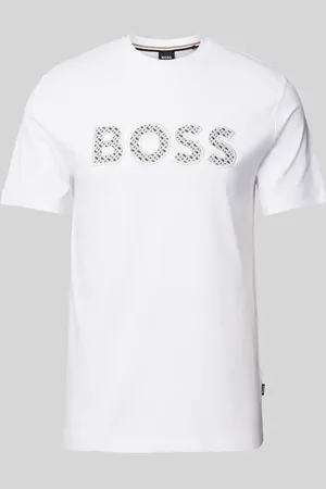 HUGO BOSS T-Shirt mit Label-Print Modell 