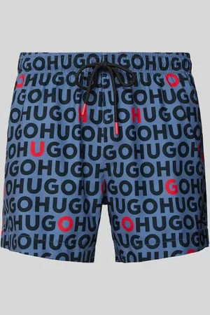 HUGO BOSS Badehose mit Allover-Logo-Print Modell 