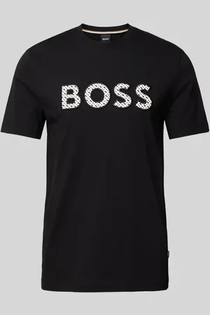 HUGO BOSS T-Shirt mit Label-Print Modell 