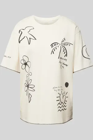 Jake*s T-Shirt mit Allover-Muster in , Größe S