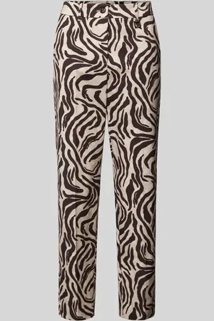 JOOP! Stoffhose mit Animal-Print in , Größe 34