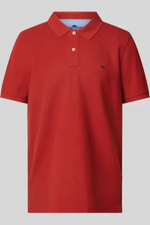Fynch-Hatton Regular Fit Poloshirt mit Label-Stitching in , Größe L