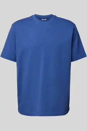 MANGO T-Shirt mit geripptem Rundhalsausschnitt in , Größe S