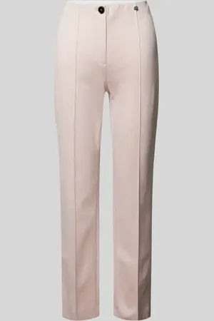 Marc Cain Slim Fit Stoffhose mit fixierten Bügelfalten in , Größe 36