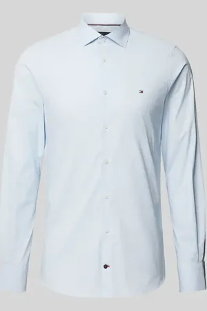 Tommy Hilfiger Slim Fit Business-Hemd mit Kentkragen Modell 