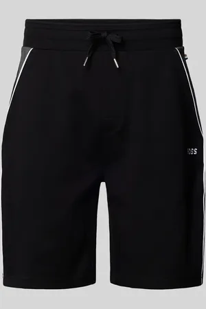 HUGO BOSS Sweatshorts mit Label-Stitching in , Größe S