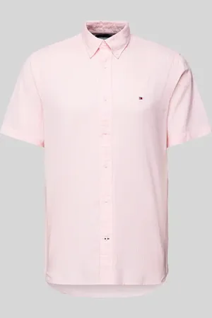Tommy Hilfiger Freizeithemd mit Label-Stitching Modell 
