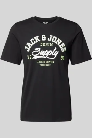 JACK & JONES T-Shirt mit Label-Print in , Größe M