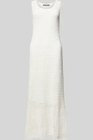 Comma, Strickkleid mit Rundhalsausschnitt in , Größe 40