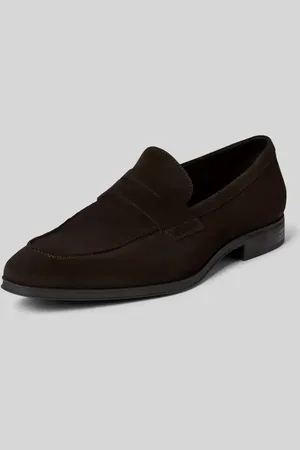 HUGO BOSS Penny-Loafer aus echtem Leder Modell 