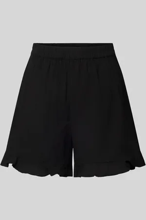 Pieces® Shorts mit Rüschenbesatz in , Größe XS