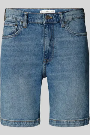 MANGO Slim Fit Jeansshorts im 5-Pocket-Design Modell 