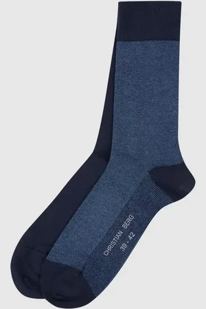 Christian Berg Socken mit Label-Detail im 2er-Pack in , Größe 39/42