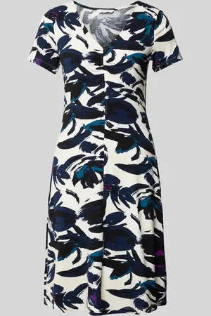 TOM TAILOR Knielanges Kleid mit Allover-Muster in , Größe 46