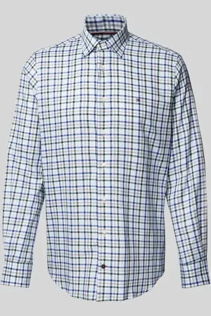Tommy Hilfiger Slim Fit Business-Hemd mit Kentkragen Modell 