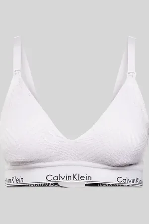 Calvin Klein Triangel-BH mit Spitzenbesatz Modell 