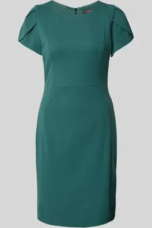 Vera Mont Knielanges Cocktailkleid mit Rundhalsausschnitt in , Größe 40