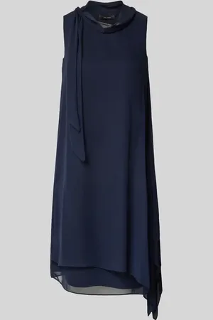Vera Mont Knielanges Cocktailkleid mit asymmetrischem Saum in , Größe 36