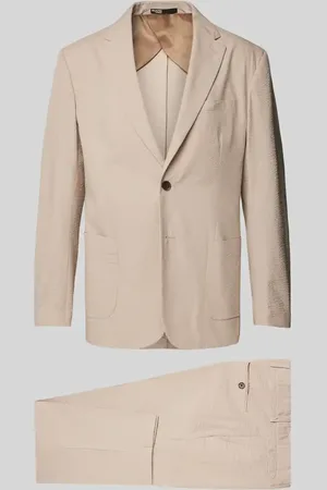 SELECTED Regular Fit Anzug mit Reverskragen Modell 