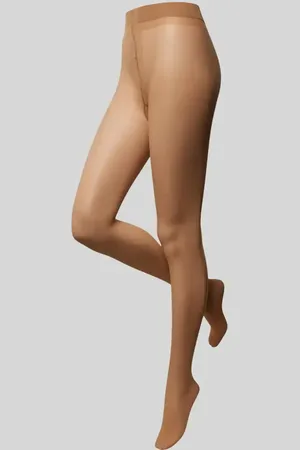 Camano Strumpfhose in semitransparentem Design in , Größe 38-40