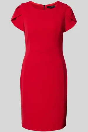 Vera Mont Knielanges Cocktailkleid mit Rundhalsausschnitt in , Größe 34
