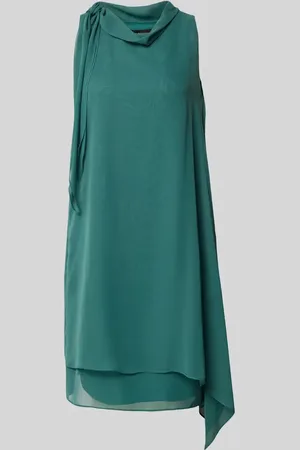 Vera Mont Knielanges Cocktailkleid mit asymmetrischem Saum in , Größe 48