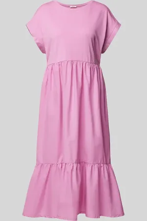 QS by s.Oliver Midikleid mit Rundhalsausschnitt in , Größe 36