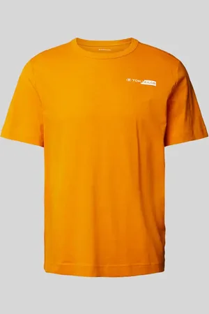 TOM TAILOR Regular Style T-Shirt mit Label-Print in , Größe L