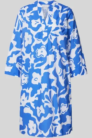 Comma, Knielanges Kleid mit Tunikakragen in , Größe 40