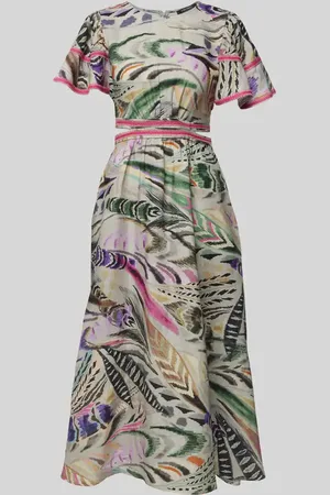 Swing Tailliertes Maxikleid mit Reißverschluss in , Größe 38